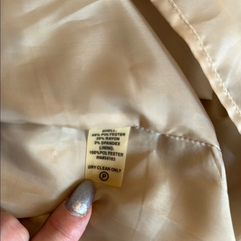 Calvin Klein Tan Sheath Dress Square Neck Sleeveless Size 6 - Picture 8 of 11
